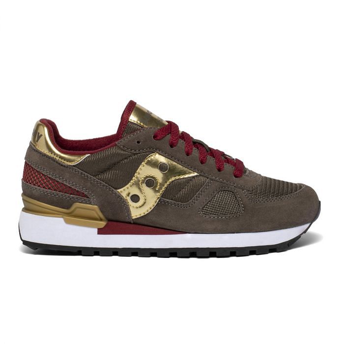 SAUCONY ORIGINALS SHADOW O DONNA 045549801 765 CROCODILE GOLD Tutte Sneaker Scarpe