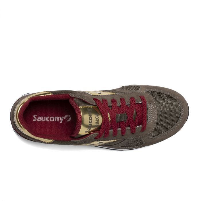 SAUCONY ORIGINALS SHADOW O DONNA 045549801 765 CROCODILE GOLD Tutte Sneaker Scarpe