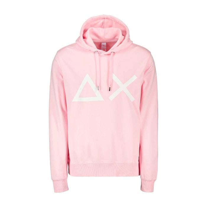 SUN 68 FELPA CON CAPPUCCIO MACRO LOGO 049113001_72 CICLAMINO