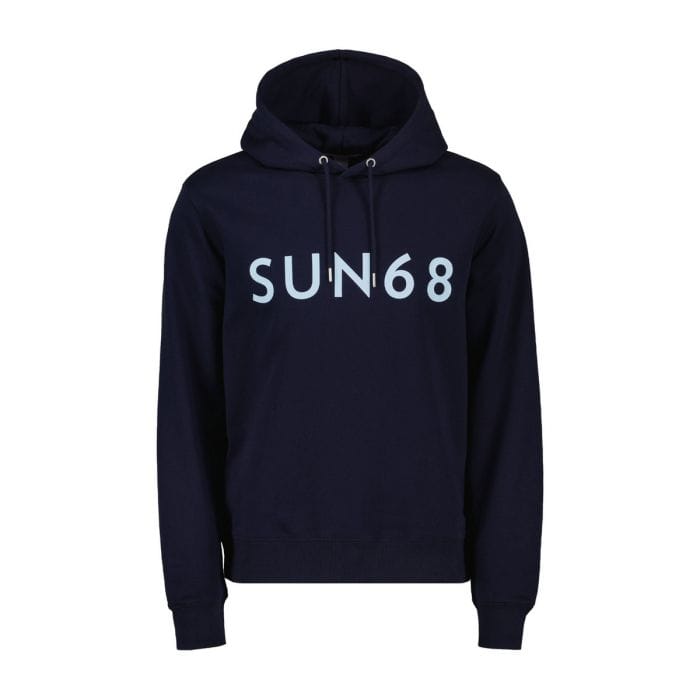 FELPA CON CAPPUCCIO MACRO LOGO