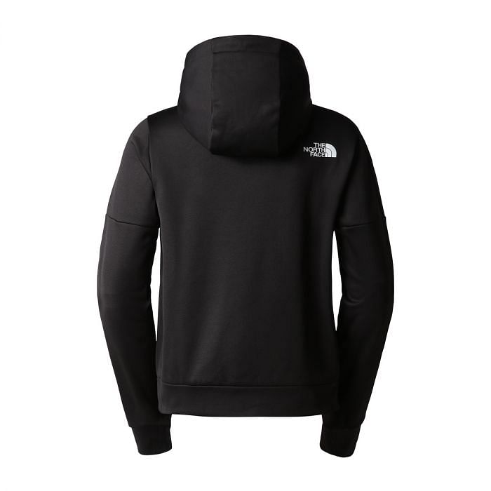 THE NORTH FACE FELPA FULL ZIP CON CAPPUCCIO REAXION DONNA 048793401 JK3 BLACK Pile e micropile Abbigliamento Montagna Sport
