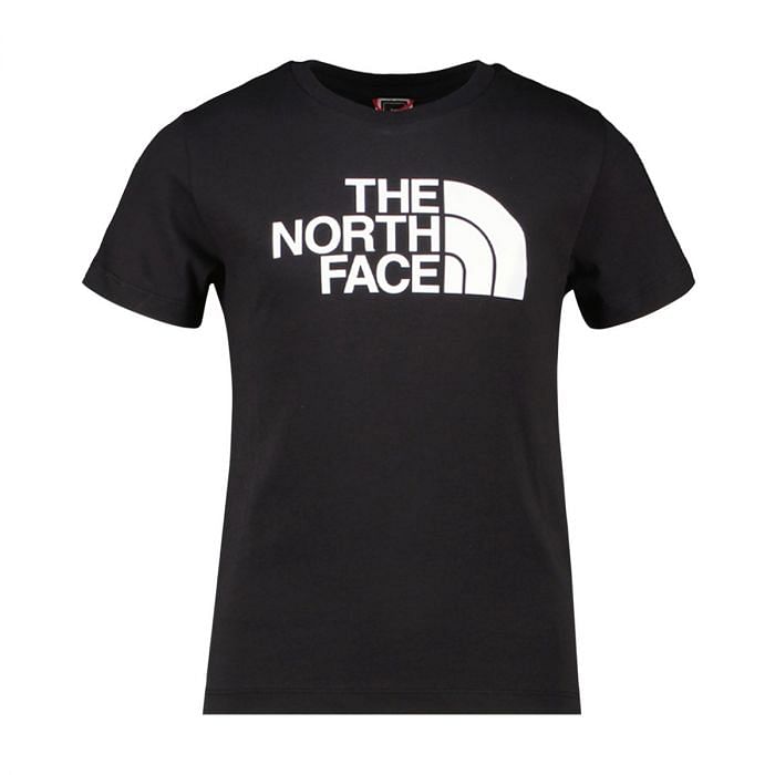 THE NORTH FACE T SHIRT EASY BAMBINO 046933501 KY4 BLACK WHITE Maglia Abbigliamento Bambino Moda