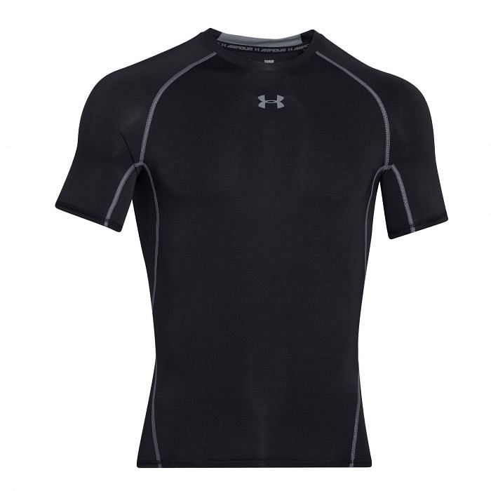 UNDER ARMOUR T SHIRT HEATGEAR ARMOUR COMPRESSION 029385401 001 BLACK Maglia Abbigliamento Training e Palestra Sport