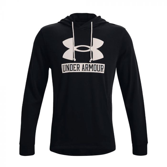 Cappuccio Under Armour Felpa Nera Uomo UNDER ARMOUR FELPA CON