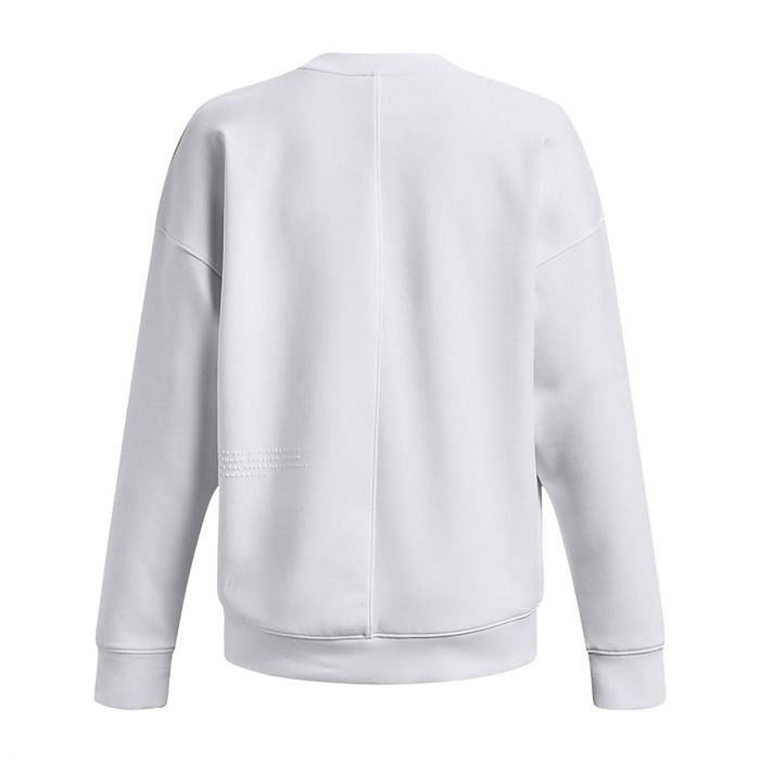UNDER ARMOUR FELPA GIROCOLLO OVERSIZE CREW DONNA 045732701 100 WHITE Felpe Abbigliamento Training e Palestra Sport