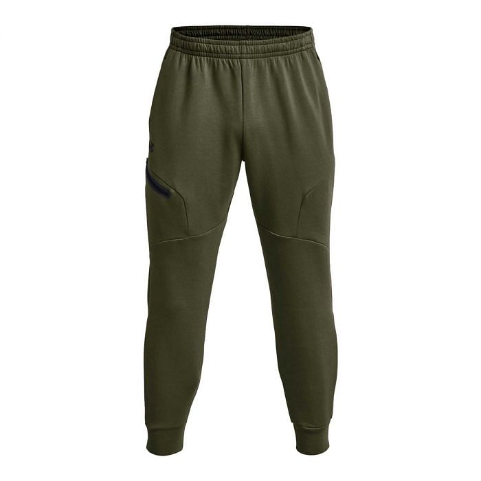 UNDER ARMOUR PANTALONI JOGGER UNSTOPPABLE FLEECE 047855801 390 MARINE OD GREEN Pantaloni Abbigliamento Training e Palestra Sport