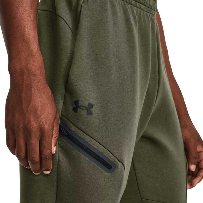 UNDER ARMOUR PANTALONI JOGGER UNSTOPPABLE FLEECE 047855801 390 MARINE OD GREEN Pantaloni Abbigliamento Training e Palestra Sport