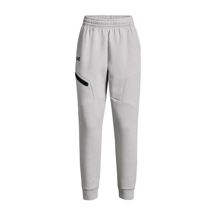 UNDER ARMOUR PANTALONI JOGGER UNSTOPPABLE FLEECE DONNA 047555901 011 MOD GRAY Pantaloni Abbigliamento Training e Palestra Sport