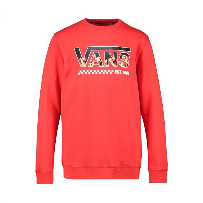 VANS FELPA GIROCOLLO FLAME BAMBINO 046435901 6UA MOLTEN LAVA Felpe Abbigliamento Bambino Moda