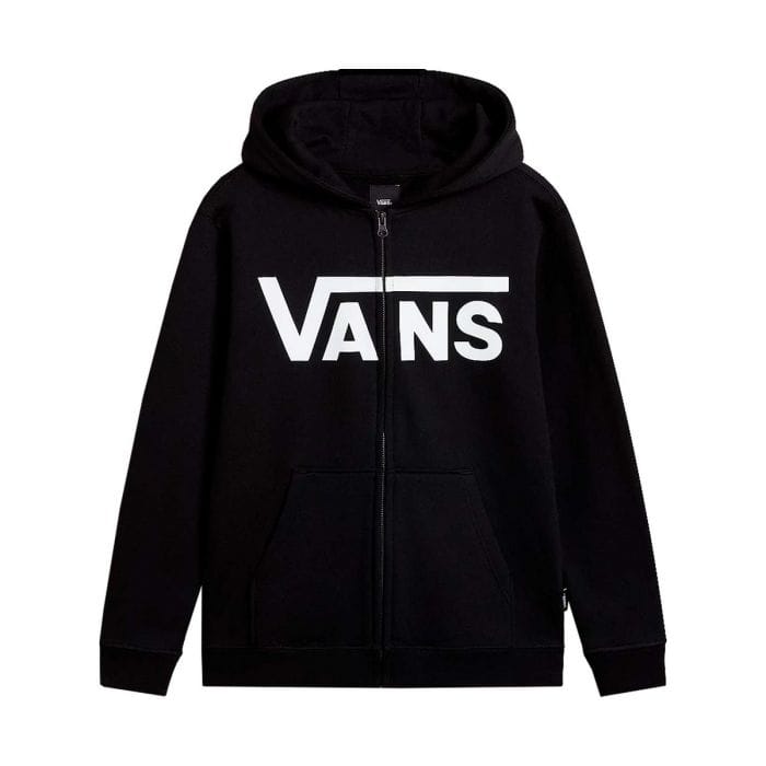 VANS FELPA C/CAPP FZ VANS CLASSIC II BAMBINO 050844101_BLK