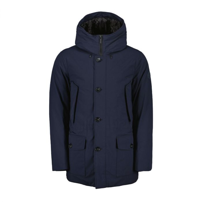 WOOLRICH ARCTIC PARKA STRETCH 048081401_3989 MELTON BLUE