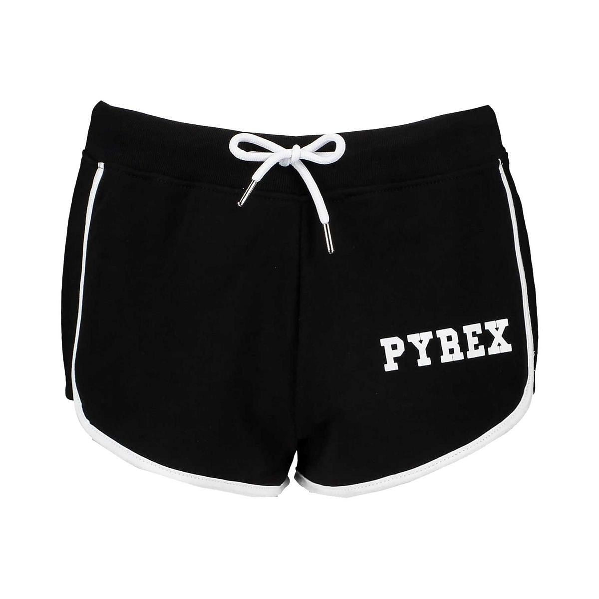 PYREX SHORT BASIC BAMBINA 040368001 110 NERO Pantaloni Corti Abbigliamento Bambino Moda