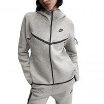 FELPA FULL ZIP CON CAPPUCCIO TECH FLEECE DONNA