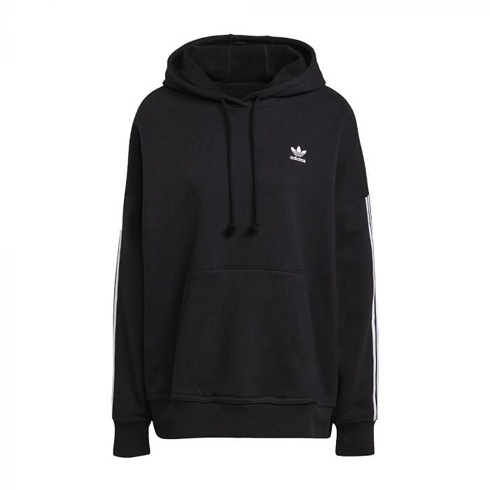 FELPA CON CAPPUCCIO 3 STRIPES DONNA