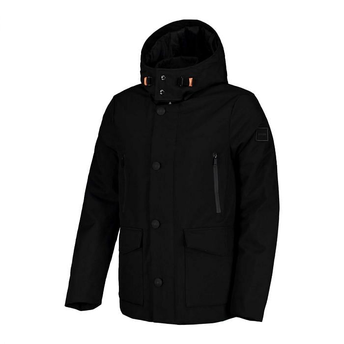 DEKKER PARKA CON CAPPUCCIO RANZA 043655101 NER NERO Giacche Giacconi Uomo Moda