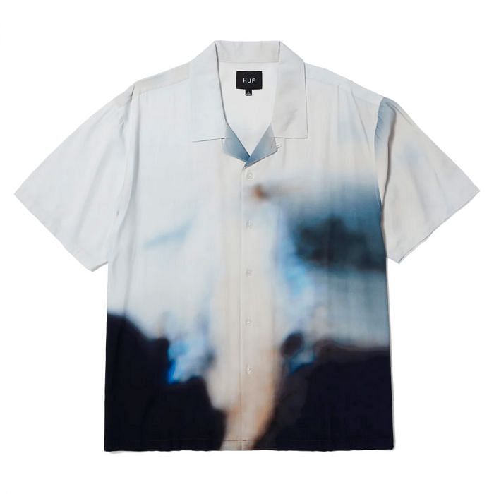 HUF CAMICIA MANICA CORTA APPARITION RESORT 048854201 WHITE WHITE Camicie Street Style Uomo Moda