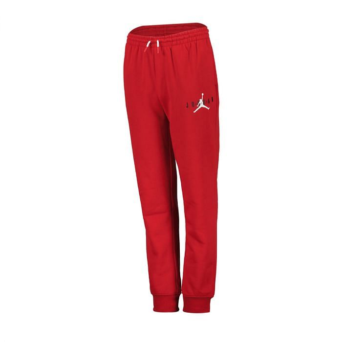 NIKE JORDAN PANTALONI JUMPMAN SUSTAINABLE BAMBINO 045919101 R78 GYM RED Pantaloni Lunghi Abbigliamento Bambino Moda