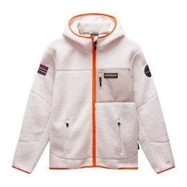 NAPAPIJRI PILE FULL ZIP CON CAPPUCCIO YUPIK