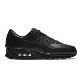 NIKE AIR MAX 90 LEATHER 041201501 001 BLACK BLACK BLA Tutte Sneaker Scarpe