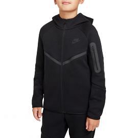 NIKE - FELPA FULL ZIP CON CAPPUCCIO TECH FLEECE BAMBINO - 049859601_010 ...