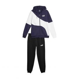 Cappuccio Tuta Puma Donna Blu PUMA TUTA FULL ZIP CON - Main Image