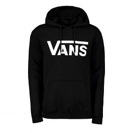 VANS FELPA CON CAPPUCCIO CLASSIC 039792001 Y28 BLACK WHITE Felpa Street Style Uomo Moda