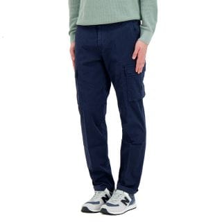 40weft 2657 Pantalone  Cargo Gabardina Stretch Aiko Casual Uomo
