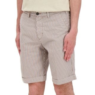 40weft 2723 Bermuda Sergent Be Seersucher Cv Casual Uomo