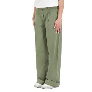 40weft 2784 Pantalone Flaire In Popline Stretch Raissa Donna Casual Donna