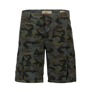 40weft W2128 Bermuda Cargo Nick Fantasia Camo Casual Uomo