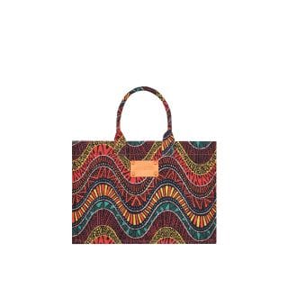 4giveness 126wacbo5942 Borsa Grande In Poli Canvas Saint Tropez Donna Mare Donna