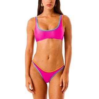 4giveness 126wbwbk5672 Bikini Bralette Valentina Shiny Color Donna Mare Donna
