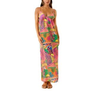 4giveness 126wcual5829 Abito Lungo Georgette Donna Mare Donna