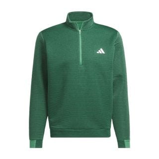 Adidas Il0560 Felpa 1/4 Zip Ultimate365 Dwr Textured Abbigliamento Golf Uomo