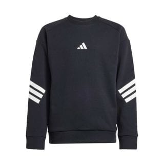 Adidas Jc7503 Felpa Giro Fi Icons 3 Stripes Bambino Abbigliamento Bambino Junior