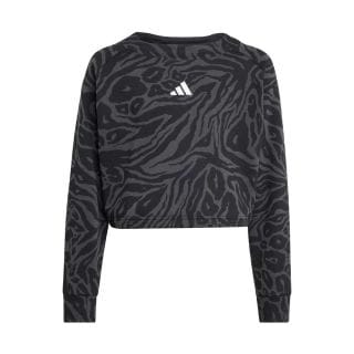Adidas Jm1367 Felpa Giro Fi Aop Top Abbigliamento Bambino Junior