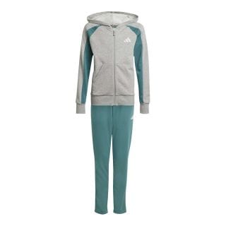 Adidas Jm1631 Tuta Full Zip Color Black Garzata Bambino Abbigliamento Bambino Junior