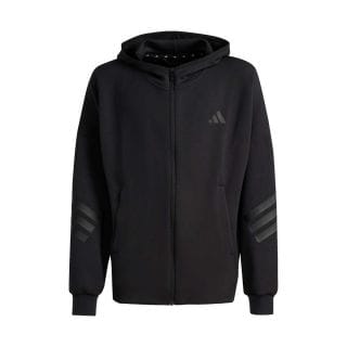 Adidas Ks2577 Felpa C/capp Fz Fi 3stripe Bambino Abbigliamento Bambino Junior