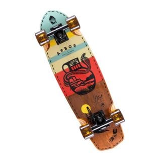 Arbor Snowboards Abr Arbor Cruiser Jess Mudgett Pocket Rocket 27 In Longboard Skateboarding Uomo