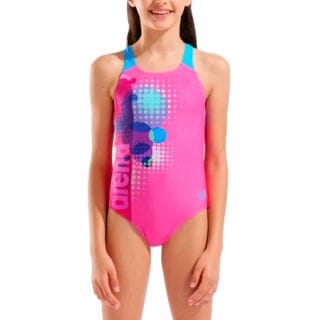 Arena 010745 Costume Intero Dots Swim Pro Back Bambina Costumi Nuoto E Piscina Junior