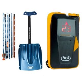 Back Country Accessories 23g0110.2.1.1siz T4 Rescue Package Set Artva Pala Sonda Soccorso Sci Alpinismo Uomo