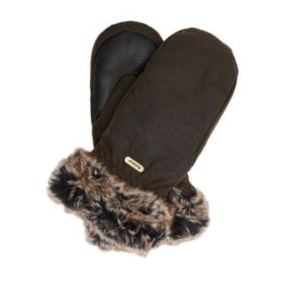 Barbour Lgl0045 Guanto Moffola Con Profilo Eco Fur Donna Accessori Donna