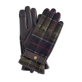 Barbour Lgl0133 Guanto Pelle Tartan Donna Accessori Donna