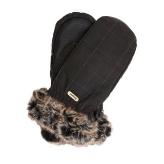 Barbour Lgl0157 Guanto Moffola Con Profilo Eco Fur Donna Accessori Donna
