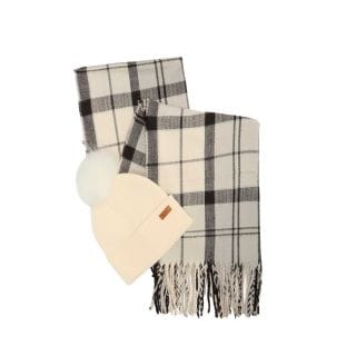 Barbour Lgs0054 Set Sciarpa Cappello Dover Donna Accessori Donna