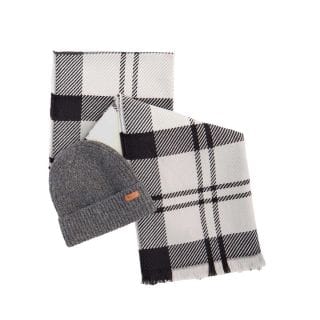 Barbour Lgs0094 Set Sciarpa Cappello Pendle Donna Accessori Donna