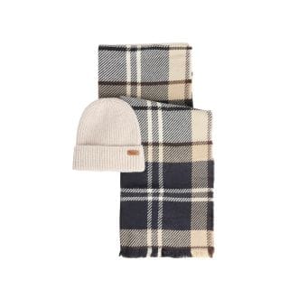 Barbour Lgs0094 Set Sciarpa Cappello Pendle Donna Accessori Donna