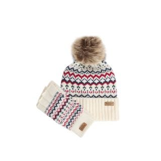 Barbour Lgs0109 Set Sciarpa Cappello Holly Donna Accessori Donna