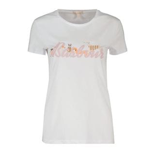 Barbour Lts0634 T-shirt Southport Donna Casual Donna