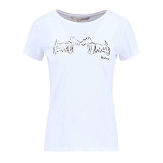 Barbour Lts0669 T-shirt Cagnolini Highlands Donna Casual Donna